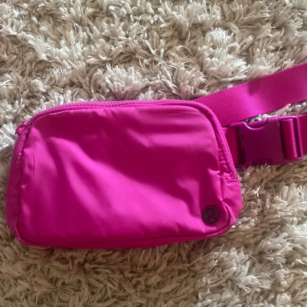 Lululemon, Highlight or purple fanny pack. Great condition